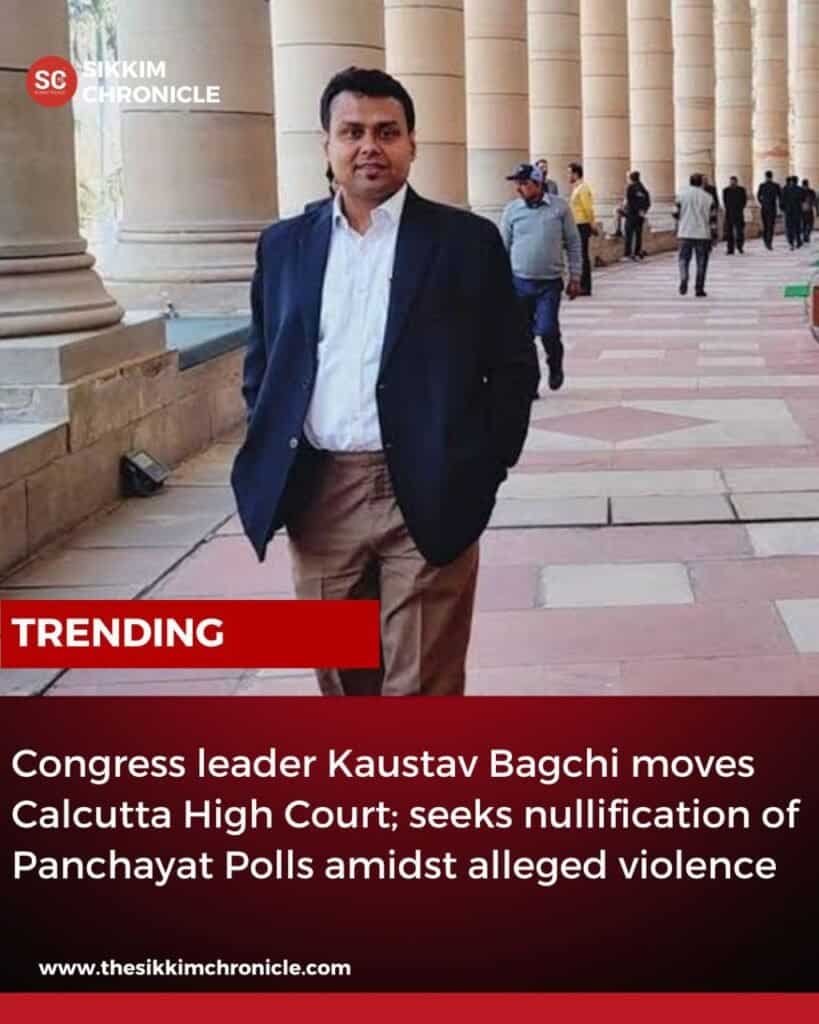 Congress leader Kaustav Bagchi approach Calcutta HC to annul panchayat polls amidst Violence