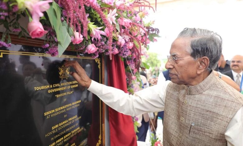 Governor of Sikkim performs Bhoomi Puja and lays foundation stone of Sikkim Suswasthya Bhawan in Mumbai 1 WhatsApp Image 2022 08 30 at 4.19.51 PM Sikkim Breaking News | Trending News