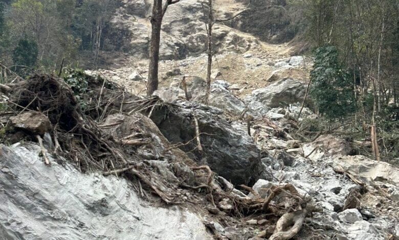 Sokpay Landslide: 18 families shifted, four houses destroyed, no casualties 1 IMG 20230327 WA0023 Sikkim Breaking News | Trending News
