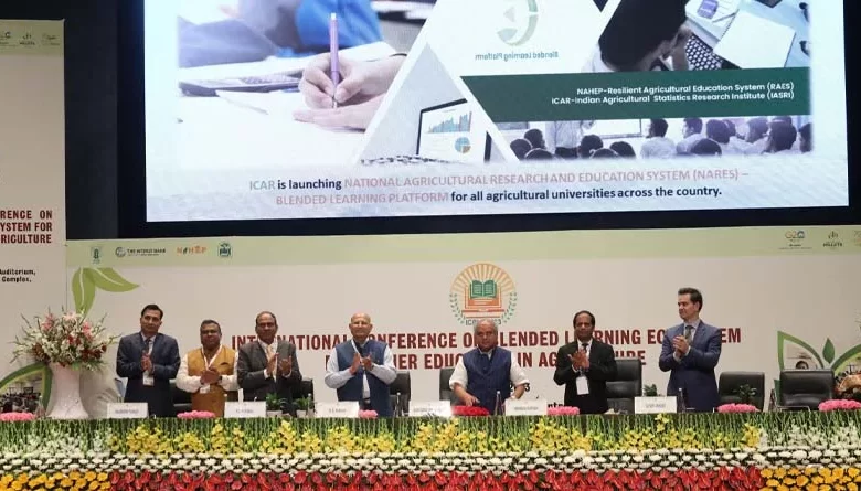 ICAR and World Bank launch Blended Learning Platform for Agricultural Higher Education at International Conference 2023 1 Image: Krishak Jagat