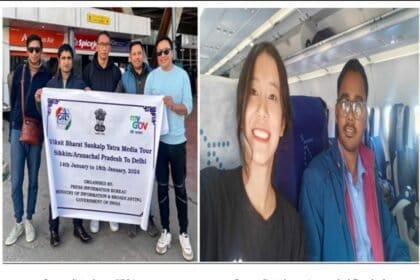A seven member media team from Sikkim and Arunachal Pradesh embark on five-day VBSY Press Tour to Delhi