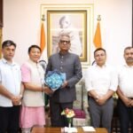 A delegation of the Sikkim State Cooperative Union (SICUN), led by Dr. Mangal Jit Rai, Chairman, along with P. P. Sharma, Vice Chairman and Shailesh Rai, Executive Officer, met the Governor of Sikkim at Lok Bhavan, Gangtok and formally invited him to grace the inaugural programme of the National Cooperative Conference 2026 as the Chief Guest.