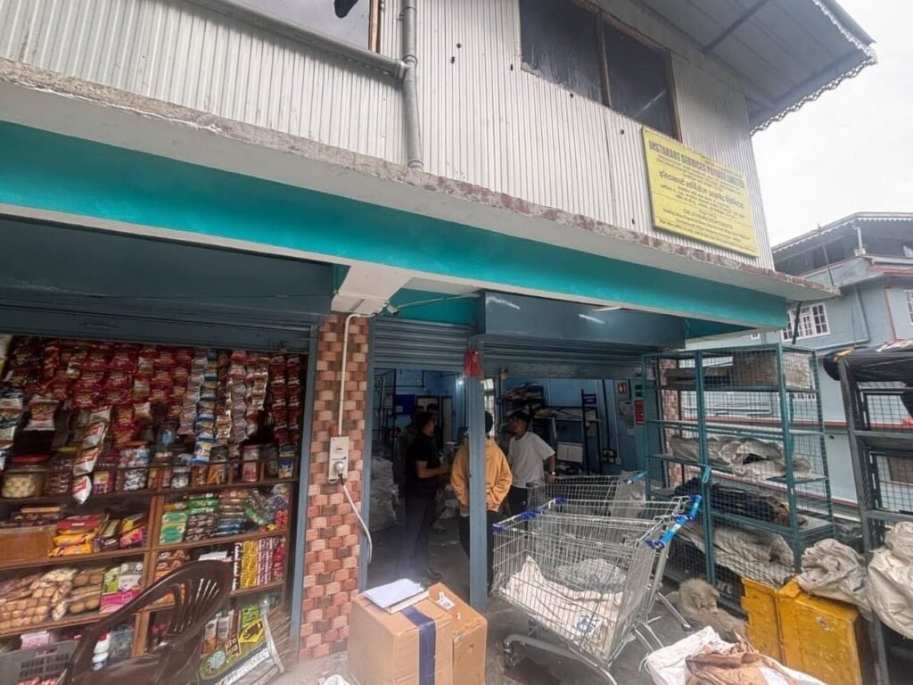 Commercial Establishments in Burtuk Inspected During Weekly Drive led by SDM Gangtok