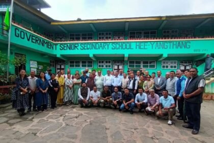 Alumni Association Reconstituted at Hee-Yangthang Senior Secondary School; Meeting Focuses on Infrastructure Development Plans