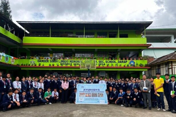 Ayurvidya (AYUSH School Health) Programme Conducted at Darap Senior Secondary School