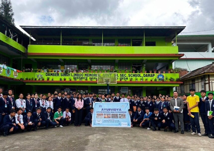 Ayurvidya (AYUSH School Health) Programme Conducted at Darap Senior Secondary School