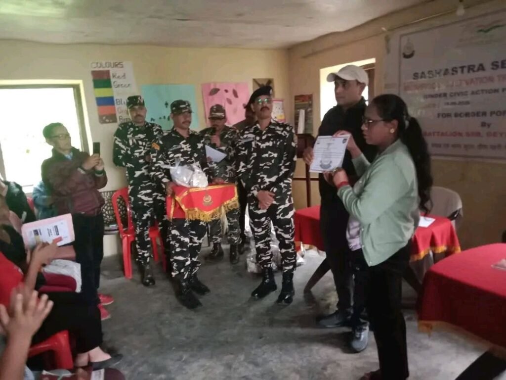 Training & Demonstrations on Oyster Mushroom Cultivation Held for Border Populations under Civic Action Programme