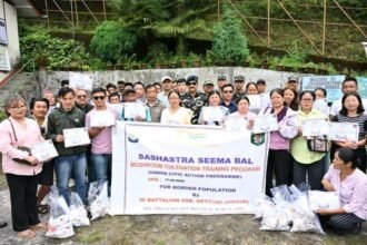 Training & Demonstrations on Oyster Mushroom Cultivation Held for Border Populations under Civic Action Programme