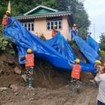 DC Gyalshing Conducts Follow-up Inspection of Landslide-Affected Areas at Singlitam and Rimbi
